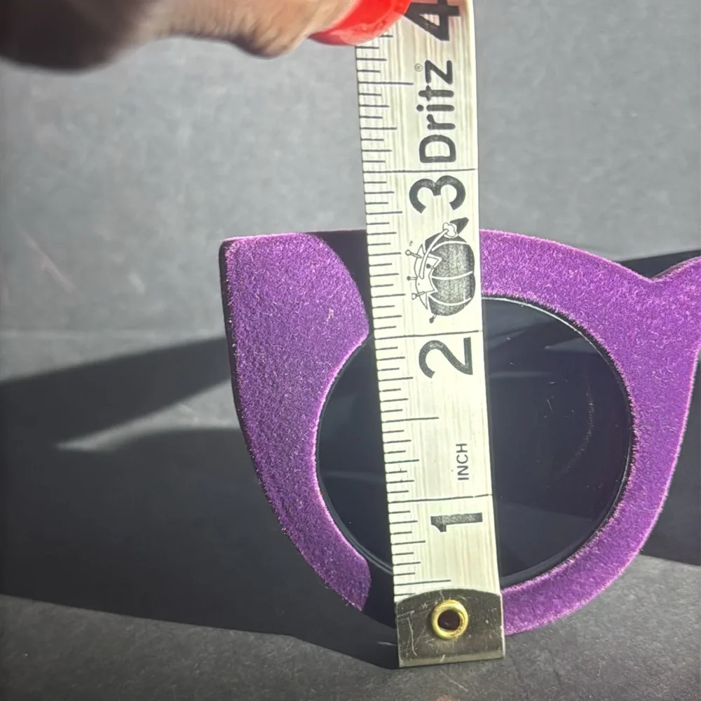 Purple Velvet Unisex Eyeglasses